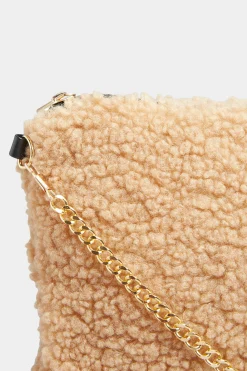 M&Co Yours Yours Beige Brown Shearling Teddy Bag><noscript><img width=
