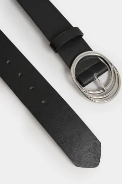 M&Co Yours Yours Black & Silver Triple Circle Belt><noscript><img width=