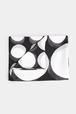 M&Co Yours Yours Black & White Spot Print Scarf><noscript><img width=