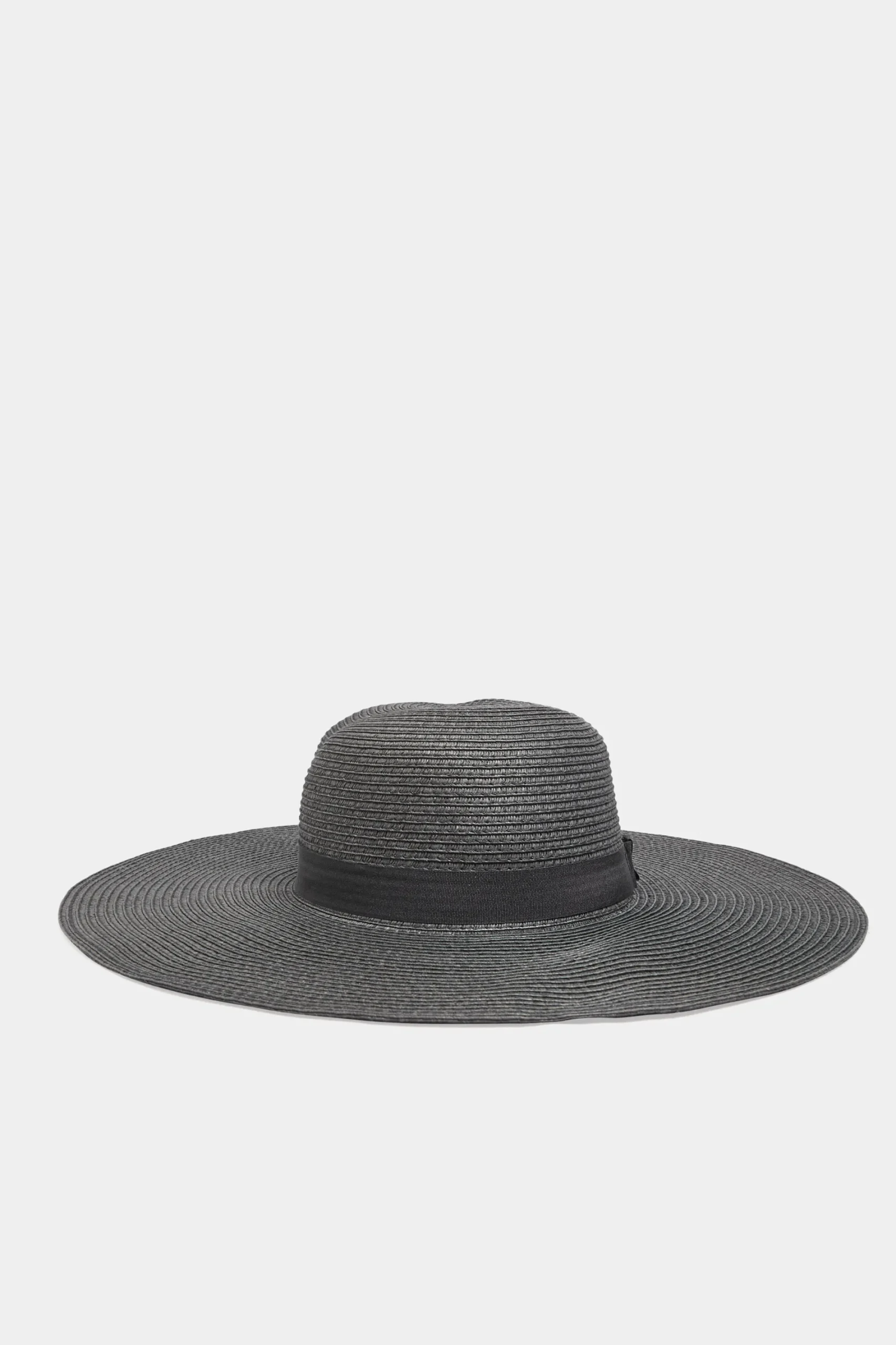 M&Co Yours Yours Black 'Blessed' Floppy Straw Hat>Women Hats