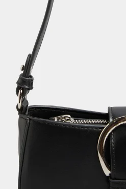 M&Co Yours Yours Black Buckle Front Shoulder Bag><noscript><img width=