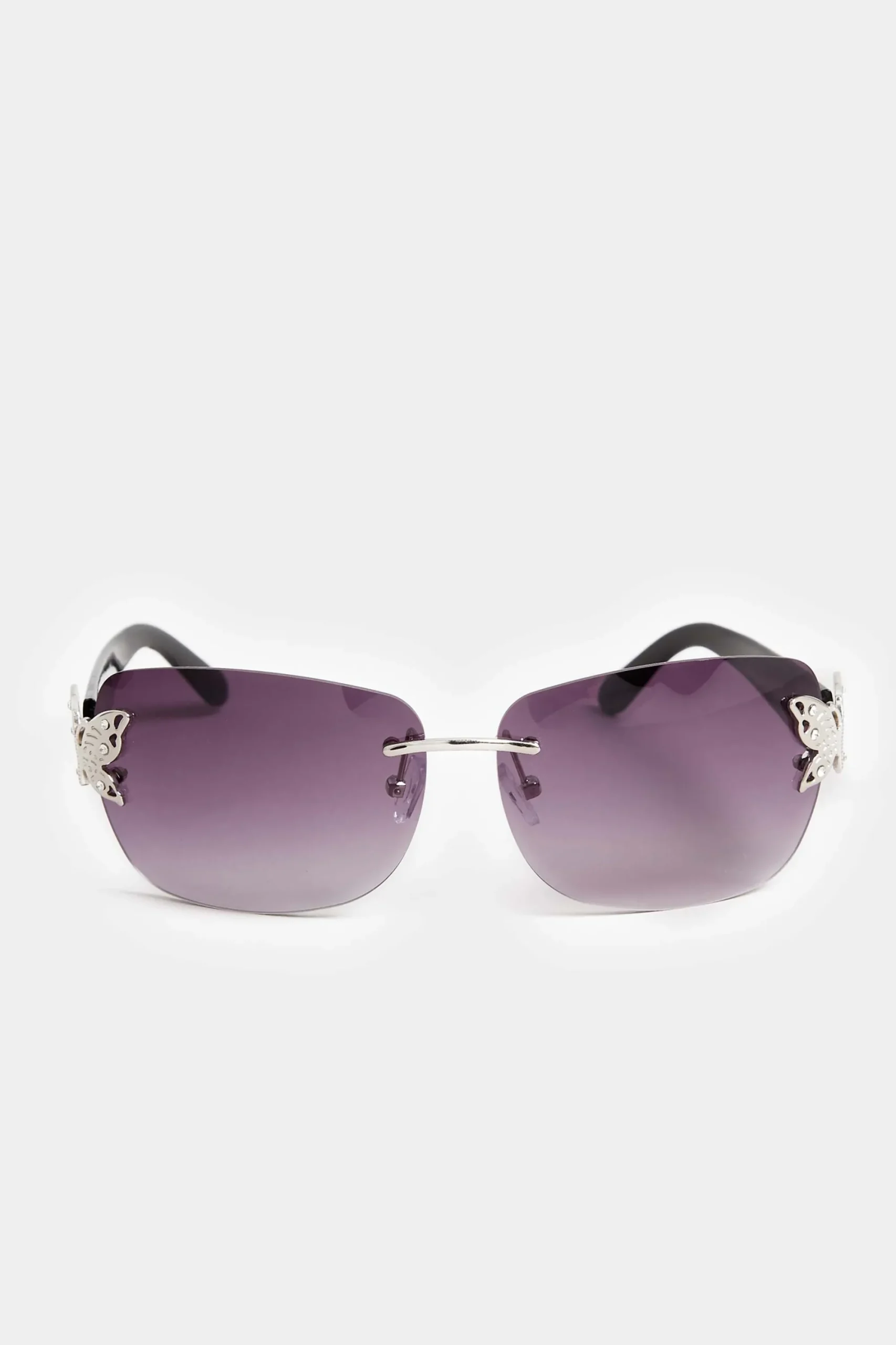 M&Co Yours Yours Black Butterfly Frameless Sunglasses>Women Sunglasses