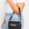M&Co Yours Yours Black Chain Detail Shoulder Bag>Women Bags