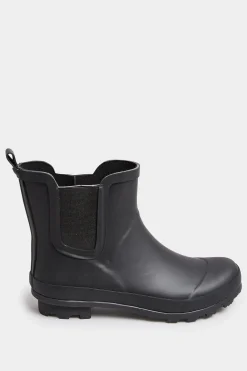 M&Co Yours Yours Black Chelsea Wellies In Wide E Fit><noscript><img width=