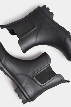 M&Co Yours Yours Black Chelsea Wellies In Wide E Fit><noscript><img width=