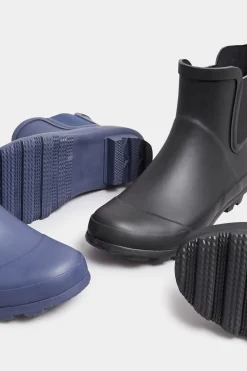 M&Co Yours Yours Black Chelsea Wellies In Wide E Fit><noscript><img width=