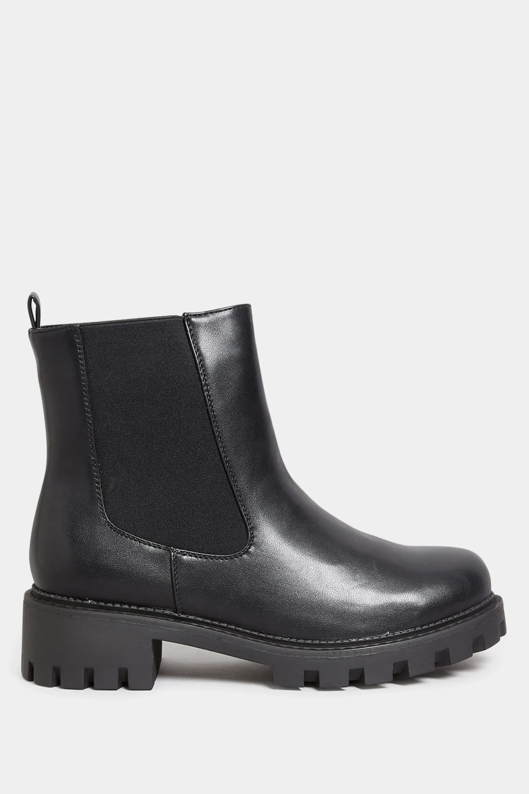 M&Co Yours Yours Black Chunky Chelsea Boots In Wide E Fit & Extra Wide Eee Fit>Women Boots