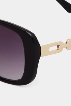 M&Co Yours Yours Black Chunky Chain Arm Sunglasses><noscript><img width=