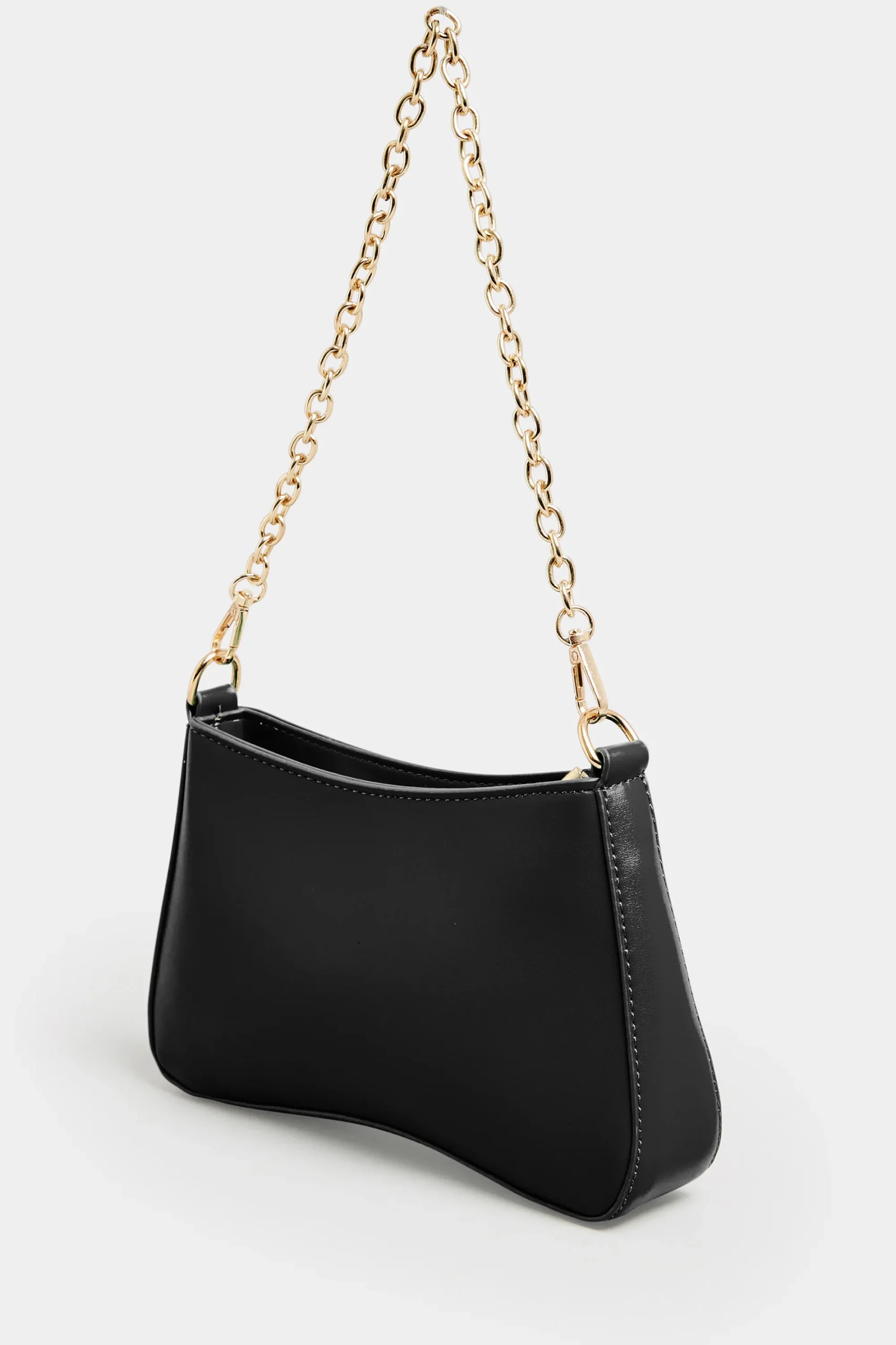 M&Co Yours Yours Black Detachable Chain Shoulder Bag>Women Bags