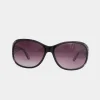 M&Co Yours Yours Black Filigree Sunglasses>Women Sunglasses