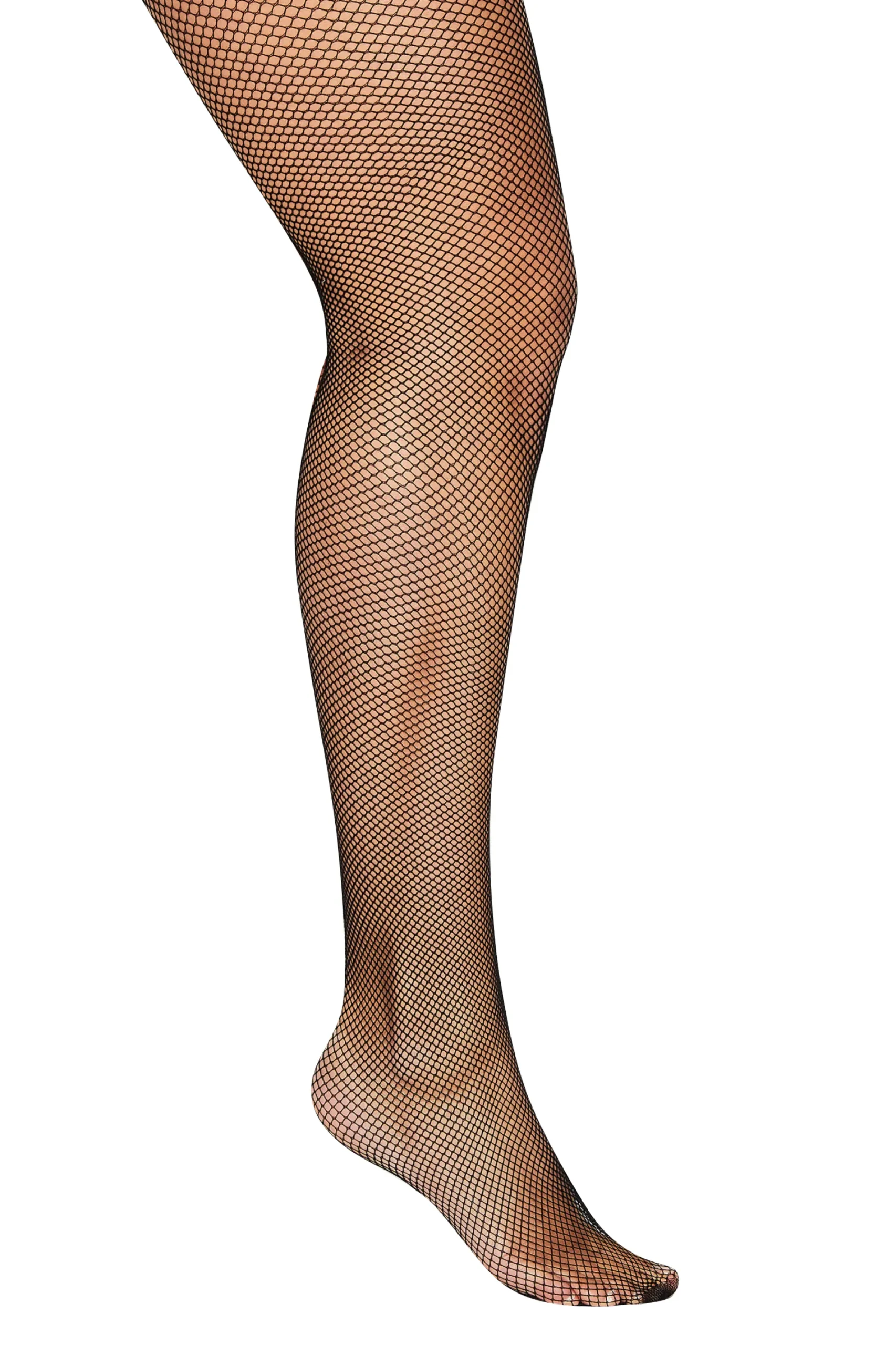 M&Co Yours Yours Black Fishnet Tights>Women Tights