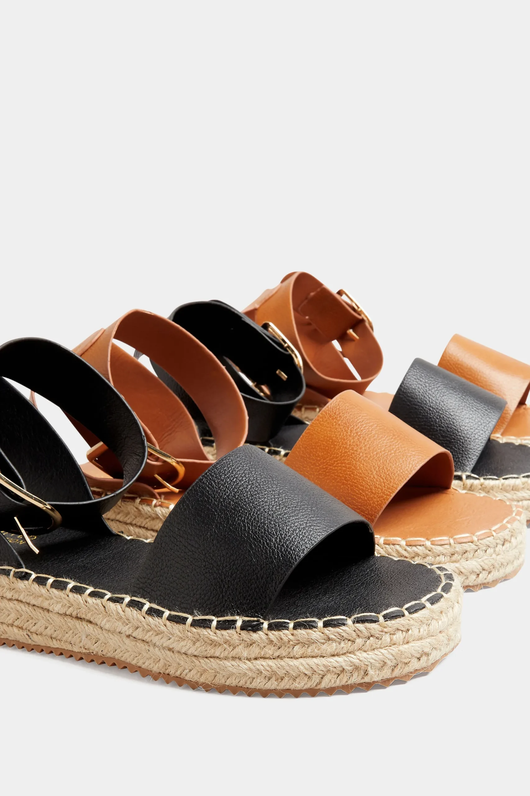 M&Co Yours Yours Black Flatform Espadrilles In Wide E Fit & Extra Wide Eee Fit>Women Flat Shoes