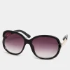 M&Co Yours Yours Black Oversized Chain Detail Sunglasses>Women Sunglasses