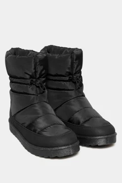 M&Co Yours Yours Black Padded Snow Boots In Extra Wide Eee Fit>Women Boots