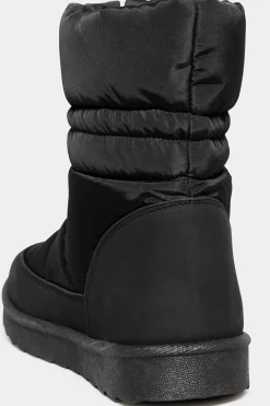 M&Co Yours Yours Black Padded Snow Boots In Extra Wide Eee Fit><noscript><img width=
