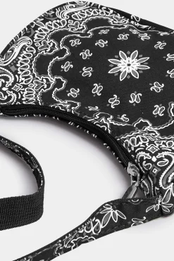 M&Co Yours Yours Black Paisley Print Shoulder Bag><noscript><img width=