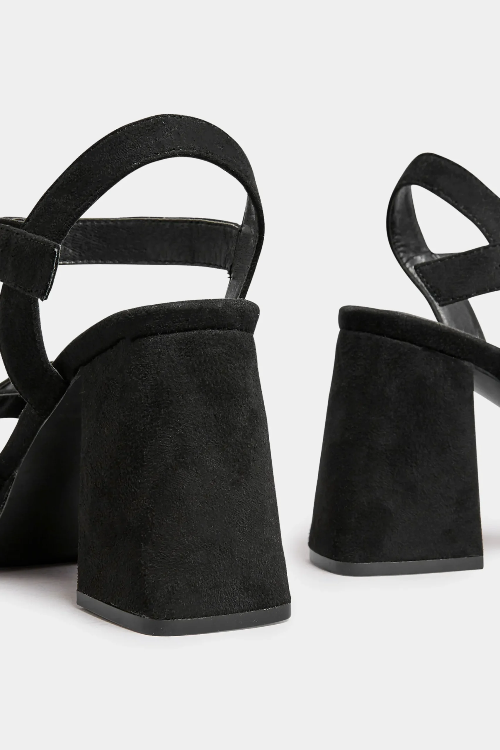 M&Co Yours Yours Black Platform Sandal Heels In Wide E Fit & Extra Wide Eee Fit>Women Heels