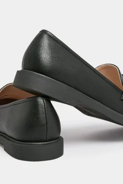 M&Co Yours Yours Black Pu Chain Detail Loafer In Wide E Fit & Extra Wide Eee Fit><noscript><img width=