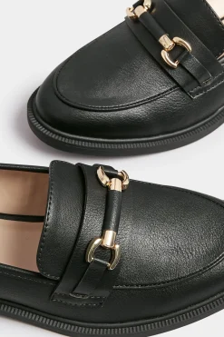M&Co Yours Yours Black Pu Chain Detail Loafer In Wide E Fit & Extra Wide Eee Fit><noscript><img width=