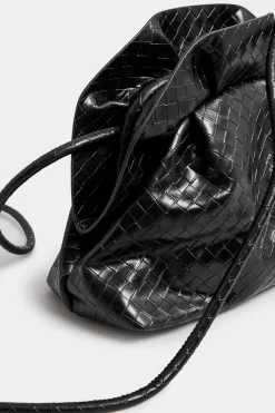 M&Co Yours Yours Black Slouch Chain Bag><noscript><img width=