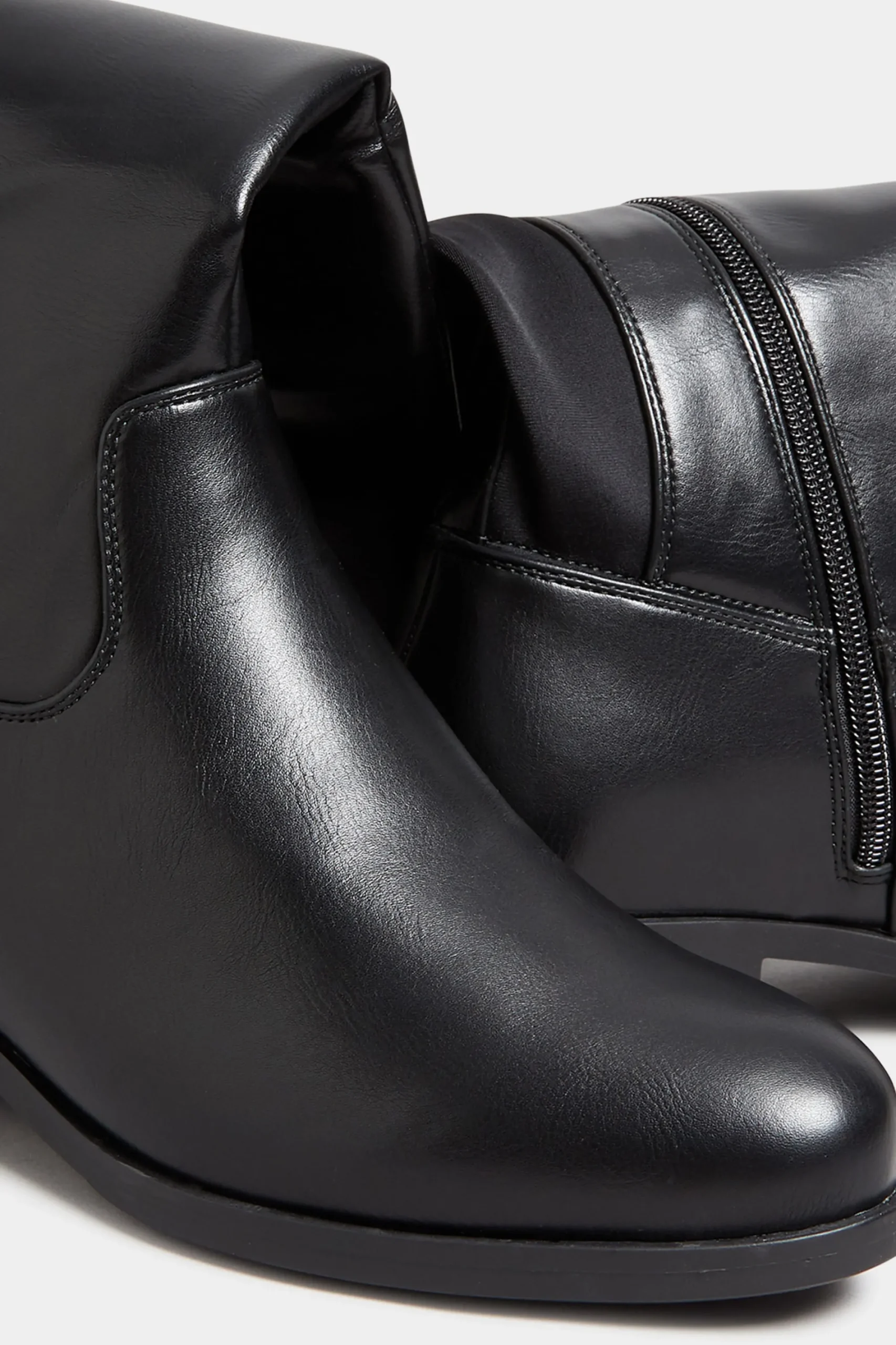 M&Co Yours Yours Black Stretch Knee High Boots In Wide E Fit & Extra Wide Eee Fit>Women Boots