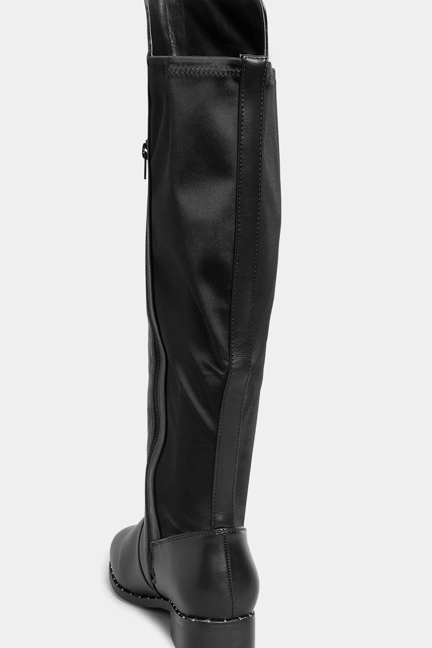 M&Co Yours Yours Black Studded Knee High Boots In Wide E Fit & Extra Wide Eee Fit>Women Boots