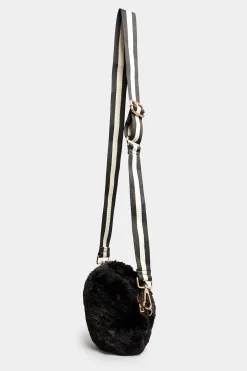 M&Co Yours Yours Black Tape Strap Circle Bag><noscript><img width=