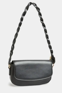 M&Co Yours Yours Black Twisted Strap Shoulder Bag><noscript><img width=
