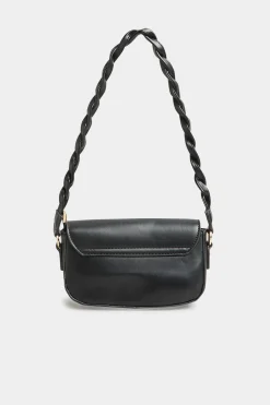 M&Co Yours Yours Black Twisted Strap Shoulder Bag><noscript><img width=