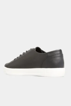 M&Co Yours Yours Black Vegan Leather Basic Trainers In Extra Wide Eee Fit><noscript><img width=