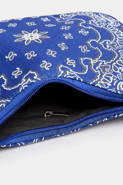 M&Co Yours Yours Blue Paisley Print Shoulder Bag><noscript><img width=