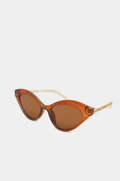 M&Co Yours Yours Brown Cat Eye Sunglasses>Women Sunglasses