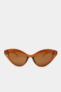 M&Co Yours Yours Brown Cat Eye Sunglasses>Women Sunglasses