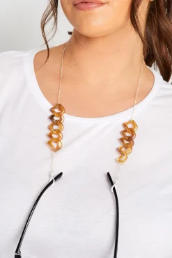 M&Co Yours Yours Brown Chunky Sunglasses Chain>Women Sunglasses