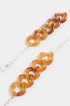 M&Co Yours Yours Brown Chunky Sunglasses Chain><noscript><img width=
