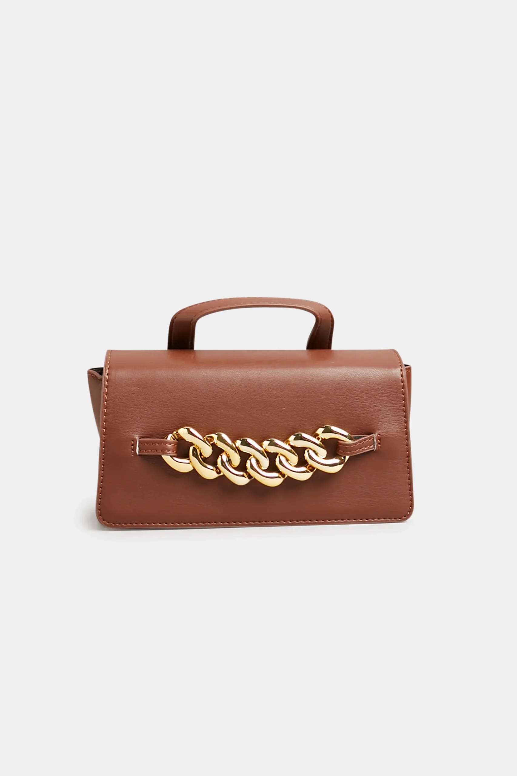 M&Co Yours Yours Brown Chunky Chain Mini Bag>Women Bags