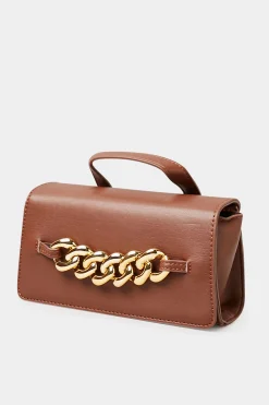 M&Co Yours Yours Brown Chunky Chain Mini Bag><noscript><img width=