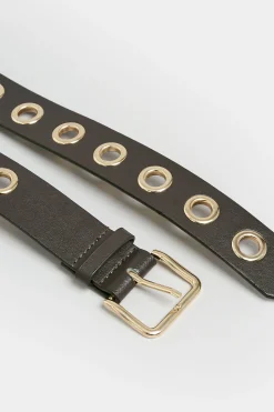 M&Co Yours Yours Brown Eyelet Detail Belt><noscript><img width=