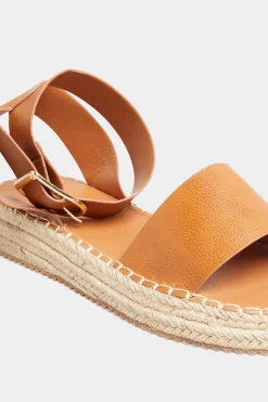 M&Co Yours Yours Brown Flatform Espadrilles In Wide E Fit & Extra Wide Eee Fit><noscript><img width=