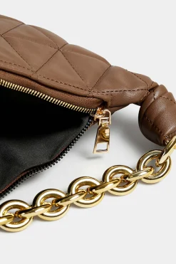 M&Co Yours Yours Brown Quilted Shoulder Bag><noscript><img width=