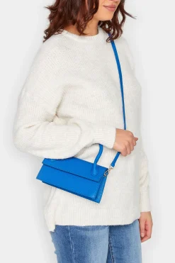 M&Co Yours Yours Cobalt Blue Top Handle Crossbody Bag>Women Bags