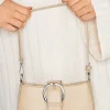 M&Co Yours Yours Cream Buckle Front Shoulder Bag>Women Bags