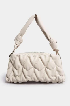 M&Co Yours Yours Cream Quilted Knot Strap Bag><noscript><img width=
