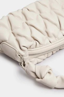 M&Co Yours Yours Cream Quilted Knot Strap Bag><noscript><img width=