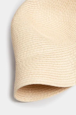 M&Co Yours Yours Cream Straw Bucket Hat><noscript><img width=