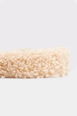 M&Co Yours Yours Cream Teddy Shearling Headband>Women Hair Accessories