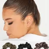 M&Co Yours Yours Gold 3 Pack Shimmer Scrunchie Set>Women Hair Accessories
