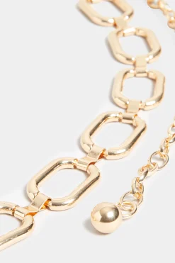 M&Co Yours Yours Gold Metal Chain Belt><noscript><img width=