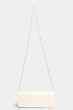 M&Co Yours Yours Gold Woven Clutch Bag><noscript><img width=