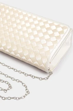 M&Co Yours Yours Gold Woven Clutch Bag><noscript><img width=